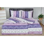 Krepové povlečení PLUS KOMA fialové