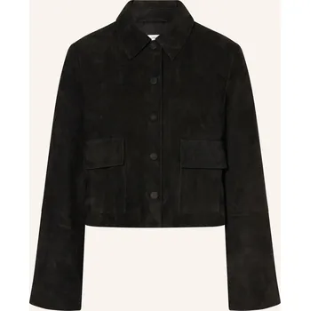 Dámský blejzr By Malene Birger Dámská Kožená Bunda Annie, černá, 38