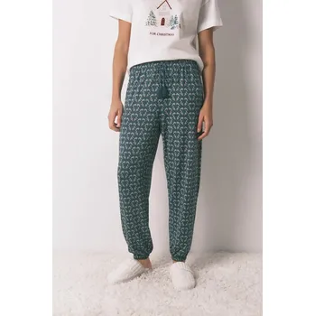 Dámské noční prádlo Pyžamové kalhoty women'secret 3702294 zelená 79X, vel. M