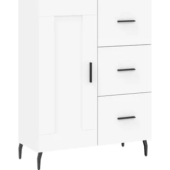 Koupelnový nábytek Bílá skříňka z dřevotřísky 69,5x34x90 cm