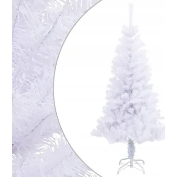 Vánoční stromek Vánoční stromek zasněžený PVC, 380 větviček, Výška 150 cm, Průměr 80 cm, Bílý
