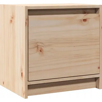 Noční stolek Noční stolek z masivního borovicového dřeva, 40x30,5x40 cm