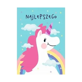 Obraz 713082 PŘÁNÍ K NAROZENINÁM B6 JEDNOROŽEC