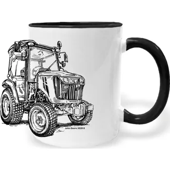 Hrnek - John Deere 3039 R Barva: Černá
