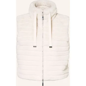 Dámská vesta Monari Dámská Vesta Z Umělé Kožešiny, bílá, 46