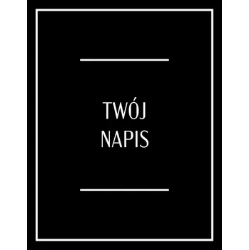 Dávkovač mýdla Ruční dávkovač mýdla, lahvička pro dávkovač Zaplanowane, 100 ml, bílá, černá