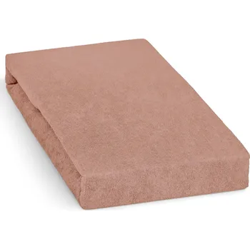 Prostěradlo Froté prostěradlo 90x200cm, starorůžové