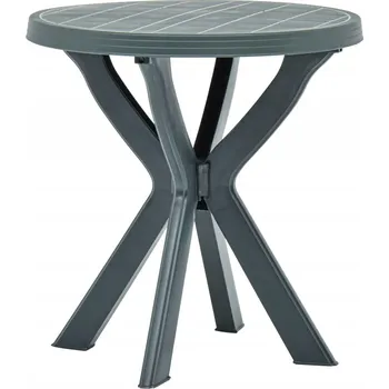 Zahradní stůl Skládací zahradní stolek zelený 70 x 72 cm plastový