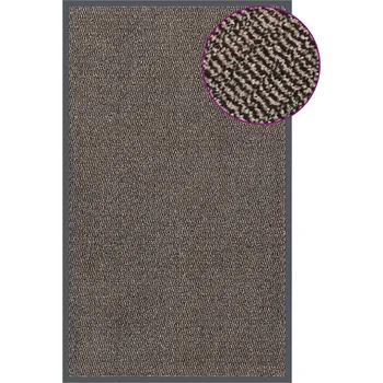 Rohožka Rohožka ke dveřím z polypropylenu, protiskluzová, tmavě hnědá, 90x150 cm