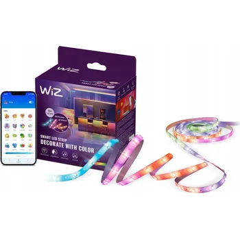 LED osvětlení LED pásek RGBIC 4m Chytrý SMART WiFi Bluetooth Ovládání aplikací WiZ