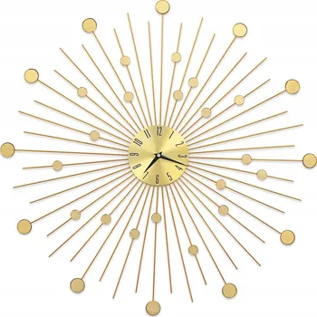 Hodiny Nástěnné hodiny zlaté 70 cm