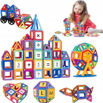 ostatní stavebnice STAVEBNICE STAVEBNICE, EDUKAČNÍ 3D PUZZLE, VELKÁ SADA 120 DÍLKŮ