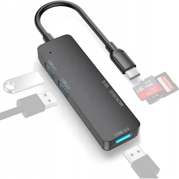 USB hub Dokovací stanice Tradebit HUB Adapter 5Gbps SD
