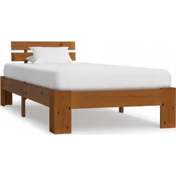 Postel Dřevěná manželská postel G04V 200x200 dub