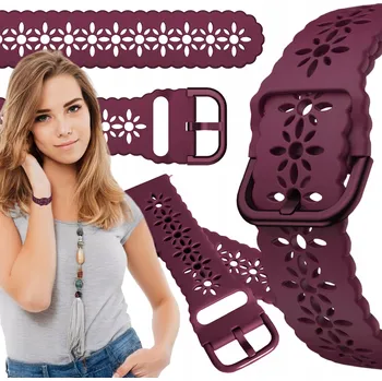 Příslušenství k chytrým hodinkám Řemínek pro Huawei Watch GT 5 46mm chytré hodinky bordó řemínek 22mm