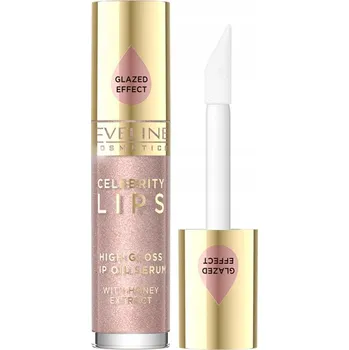 Lesk na rty Eveline Cosmetics Celebrity Skin Olejové sérum lesk na rty č. 01