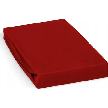 Prostěradlo Jersey prostěradlo 90x200cm, červené