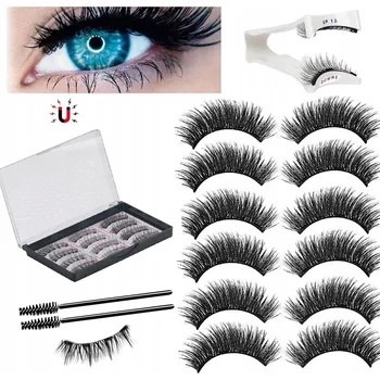 Umělé řasy MAGNETICKÉ UMĚLÉ ŘASY SADA 3 PÁRY opakovaně použitelné S APLIKÁTOREM