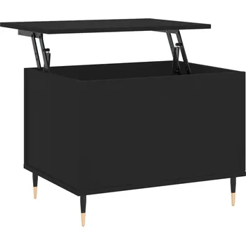 Konferenční stolek Konferenční stolek se zvedací deskou, černý, 60x44,5x45 cm