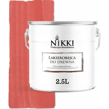 Lak na dřevo LAKYROLAK NA DŘEVO 3V1 EXTRA LAZURA ČERVENÝ POLOMAT 2.5L OCHRANA UV