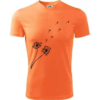 Chlapecké oblečení Pampeliška - Dětské triko sportovní (dresovina) - 146 cm/10 let ( Neon mandarine )