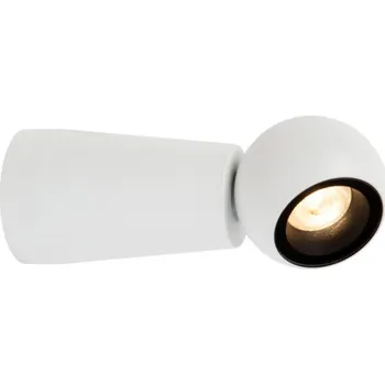 Nástěnné svítidlo Lucide IPSOS - nástěnné koupelnové svítidlo - LED - 1x6W 2700K - IP54 - bílé