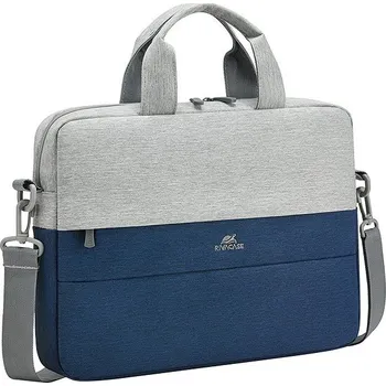 RIVACASE 7522 anti-theft plátěná brašna 14", šedomodrá