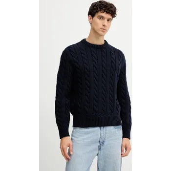 Pánský svetr Vlněný svetr Bally MKN07V námořnická modř 59X, vel. 54