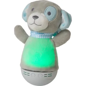 Lampička Lucide DOLLY - stolní lampa dětská - baterie - LED - 1x3W 2700K - S hudební funkcí - šedá