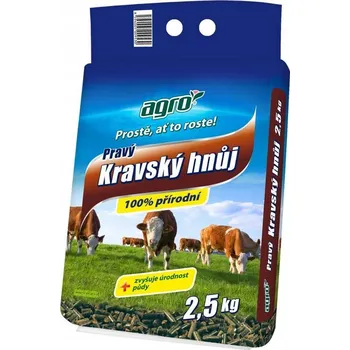 Hnojivo Organické hnojivo, přírodní Agro granulát 2,5 kg / 1 l