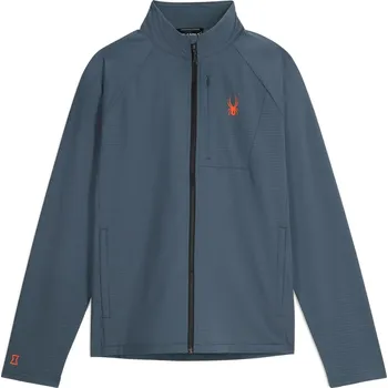 Spyder M Gridweb Fleece Jacket - slate blue XL