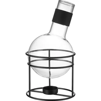 Karafa na svařené víno se stojanem Dorre Glora 1,3 L průhledná barva 5.9182 TSP