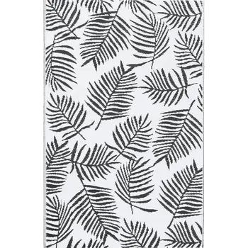 Koberec Koberec ARAKIL, žakárový, bílo-černý, 120 x 180 cm