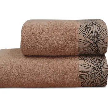 Osuška JAHU Ručník/Osuška Valencia - oříšková Velikost: 70x140cm