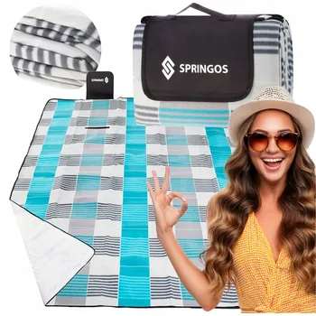 deka PIKNIKOVÁ DEKA NA PLÁŽ PODLOŽKA S IZOLACÍ 200x200