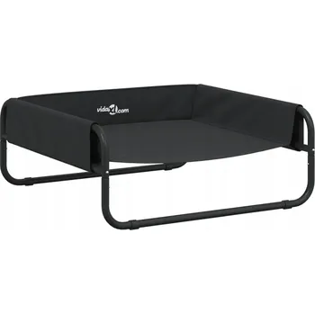 Pelíšek pro psa Zvýšené Pelíšek pro Psa z Oxford Látky a Ocelovým Rámem, Antracitové