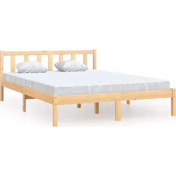 Postel Dřevěná manželská postel G04V 200x200 dub