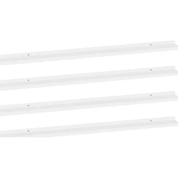 police Nástěnná police MDF bílá 115 x 9 x 3 cm, max. nosnost 5 kg