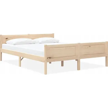 Postel Dřevěná manželská postel G04V 200x200 dub