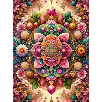 Diamantové malování Diamantové malování/Huacan - Mandalový obraz
