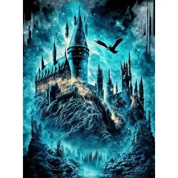 Diamantové malování Diamantové malování/Huacan - Čarovný hrad