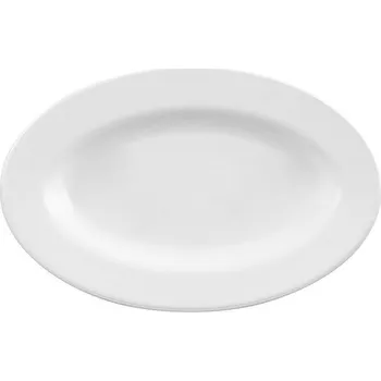 Mísa Bormioli Rocco Toledo 22 cm, Oválná, Sklo, Bílá