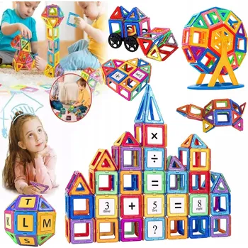 ostatní stavebnice YOUKUKE Stavební Kostky – Extra Velké Díly, Objevuj Svět 120 dílků