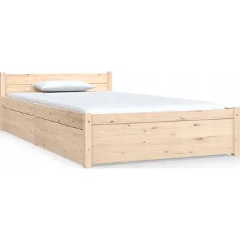 Postel Dvoulůžková postel imitace dřeva G02V 90x190 dub