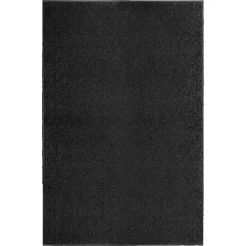Rohožka Protiskluzová rohožka z polyamidu, černá, 180 x 120 cm, PVC