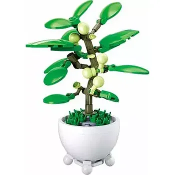 Stavebnice Sluban Sluban Flowers M38-B1075B Tropická rostlina v květináči