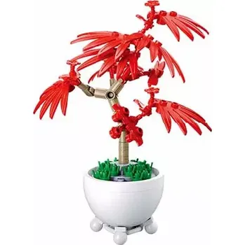 Stavebnice Sluban Sluban Flowers M38-B1075A Tropická rostlina v květináči