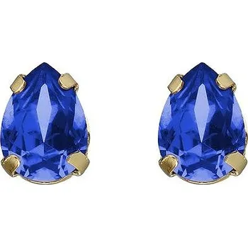 Náušnice VICTORIA CRUZ Birthstone Sapphire(Ag925/1000, 1,3 g)