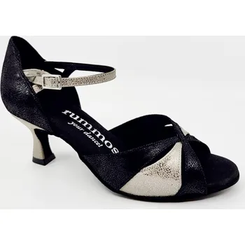 Dámská sálová obuv Rummos,Dámské taneční latinky R385/50RR, černá/bronzová 41