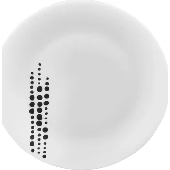 Talíř Dezertní talíř Bormioli Rocco White Moon, bílý 20 cm, sklo